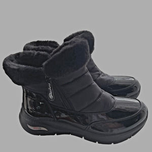 Skechers Air Arch Fit Cool Puff Boot Women's Size U.S. 10 Black S/N 167252
